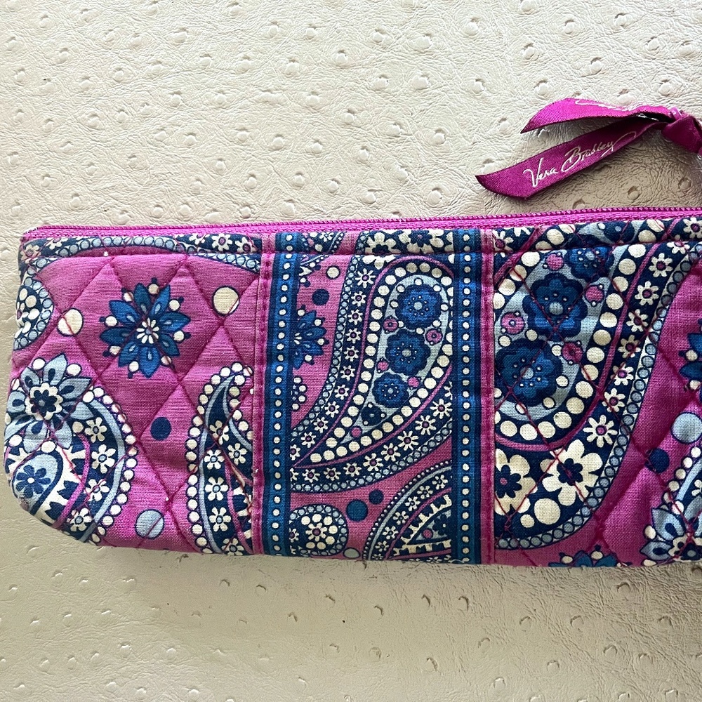 Vera Bradley | Boysenberry Print Makeup Bag